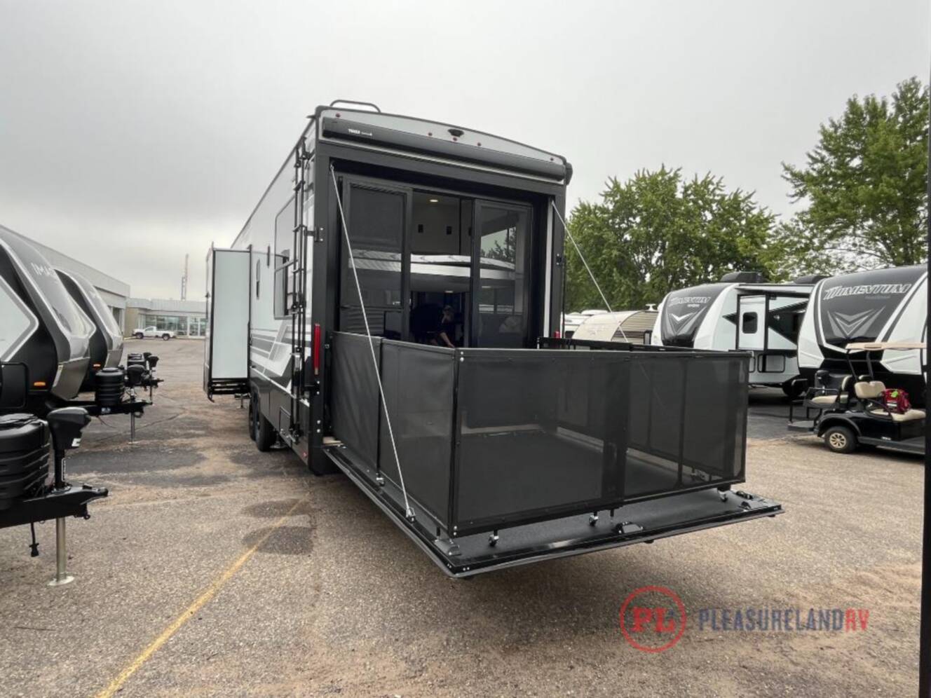A photo of this 2026 Grand Design Momentum G-Class 320G