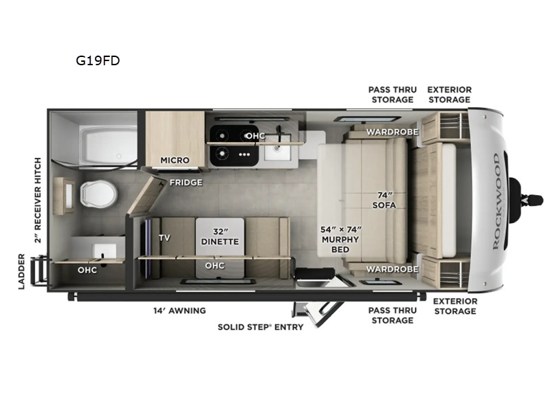 2026 Forest River Rv Rockwood GEO Pro G19FD in new oxford PA