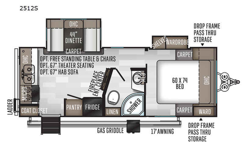 2021 Forest River Rv Rockwood Mini Lite 2512S in new oxford PA