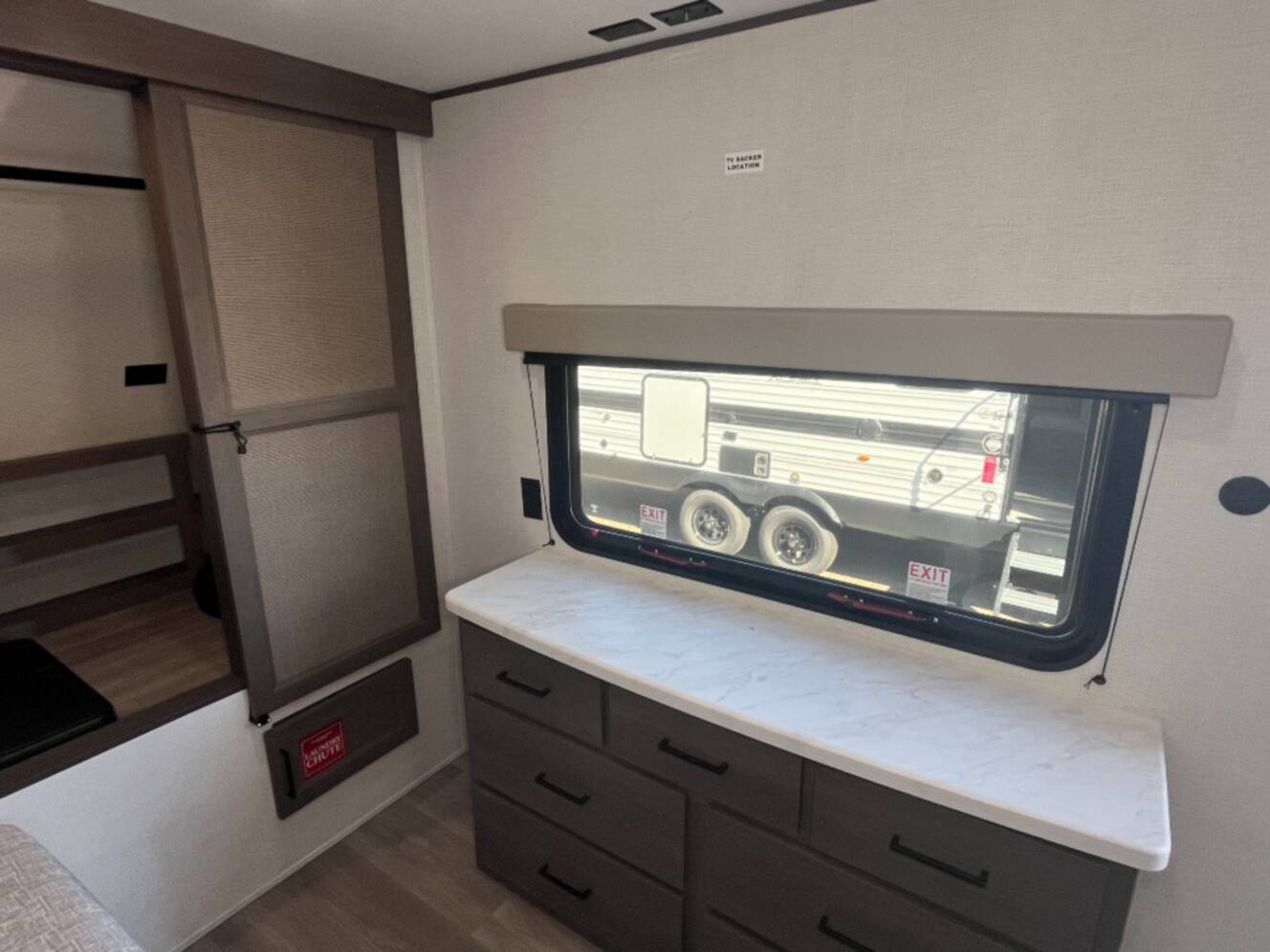 A photo of this 2026 Grand Design Transcend 335BHT