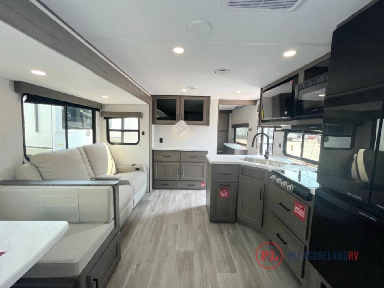 A photo of this 2026 Grand Design Transcend 335BHT