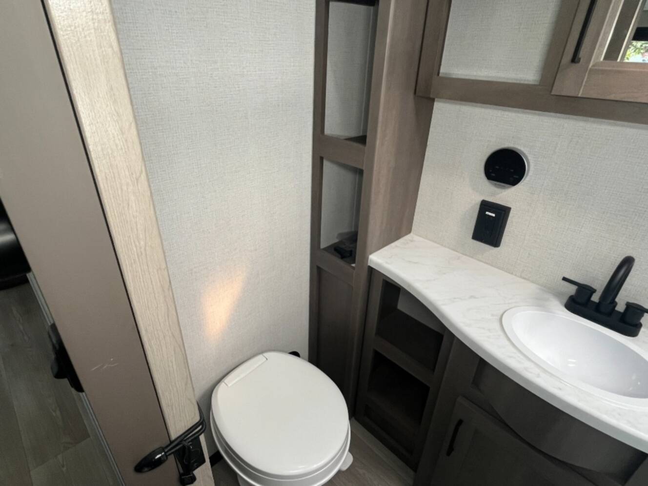 A photo of this 2026 Grand Design Transcend 335BHT