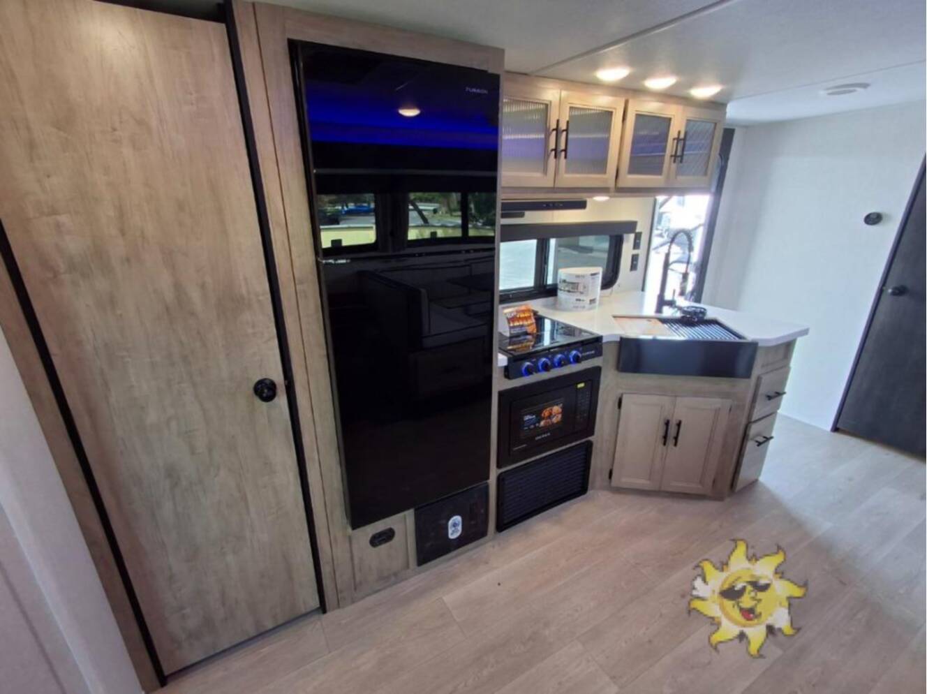 A photo of this 2026 Forest River Rv Cherokee Grey Wolf Black Label 29TEBL