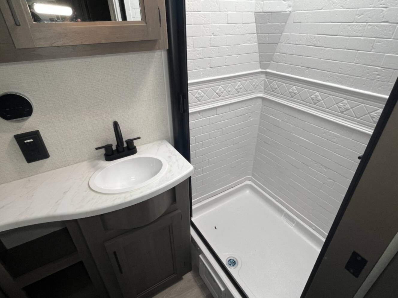 A photo of this 2026 Grand Design Transcend 335BHT