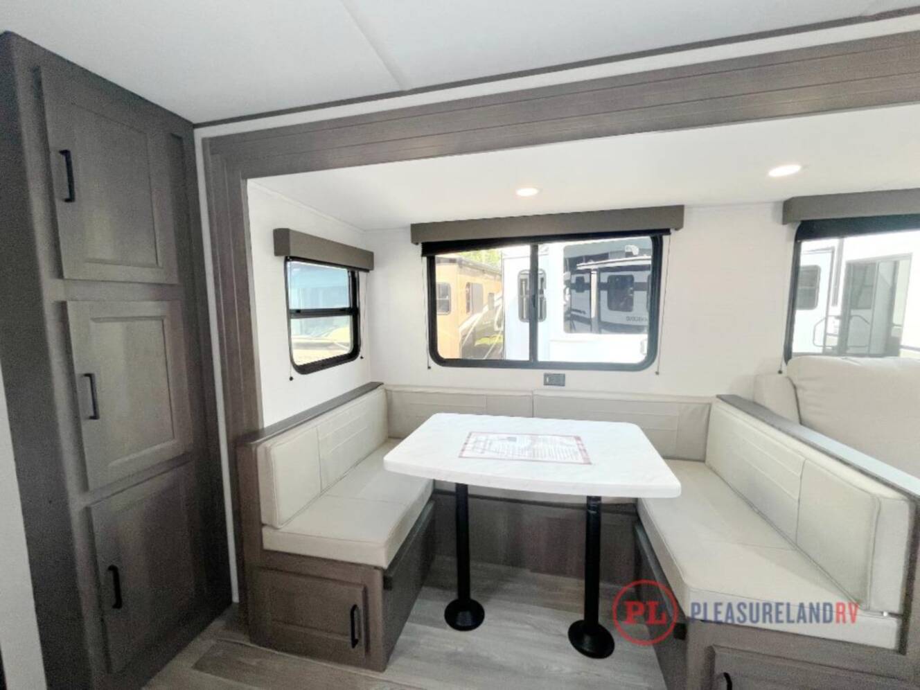A photo of this 2026 Grand Design Transcend 335BHT