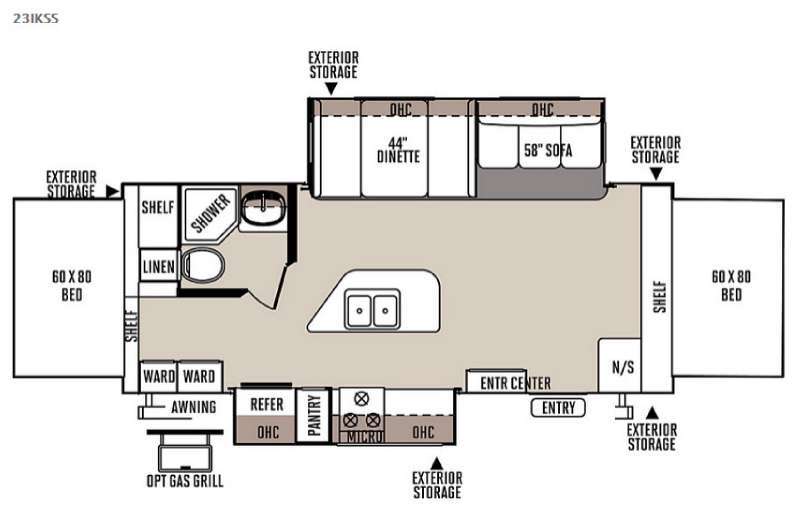 2015 Forest River Rv Rockwood Roo 23IKSS in minot ND