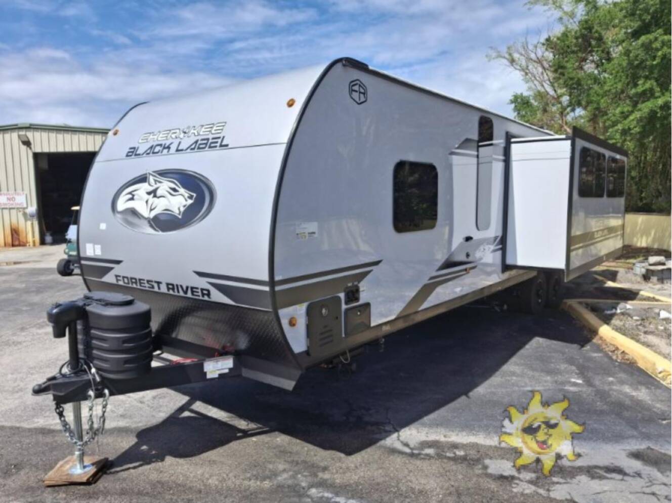 A photo of this 2026 Forest River Rv Cherokee Grey Wolf Black Label 29TEBL