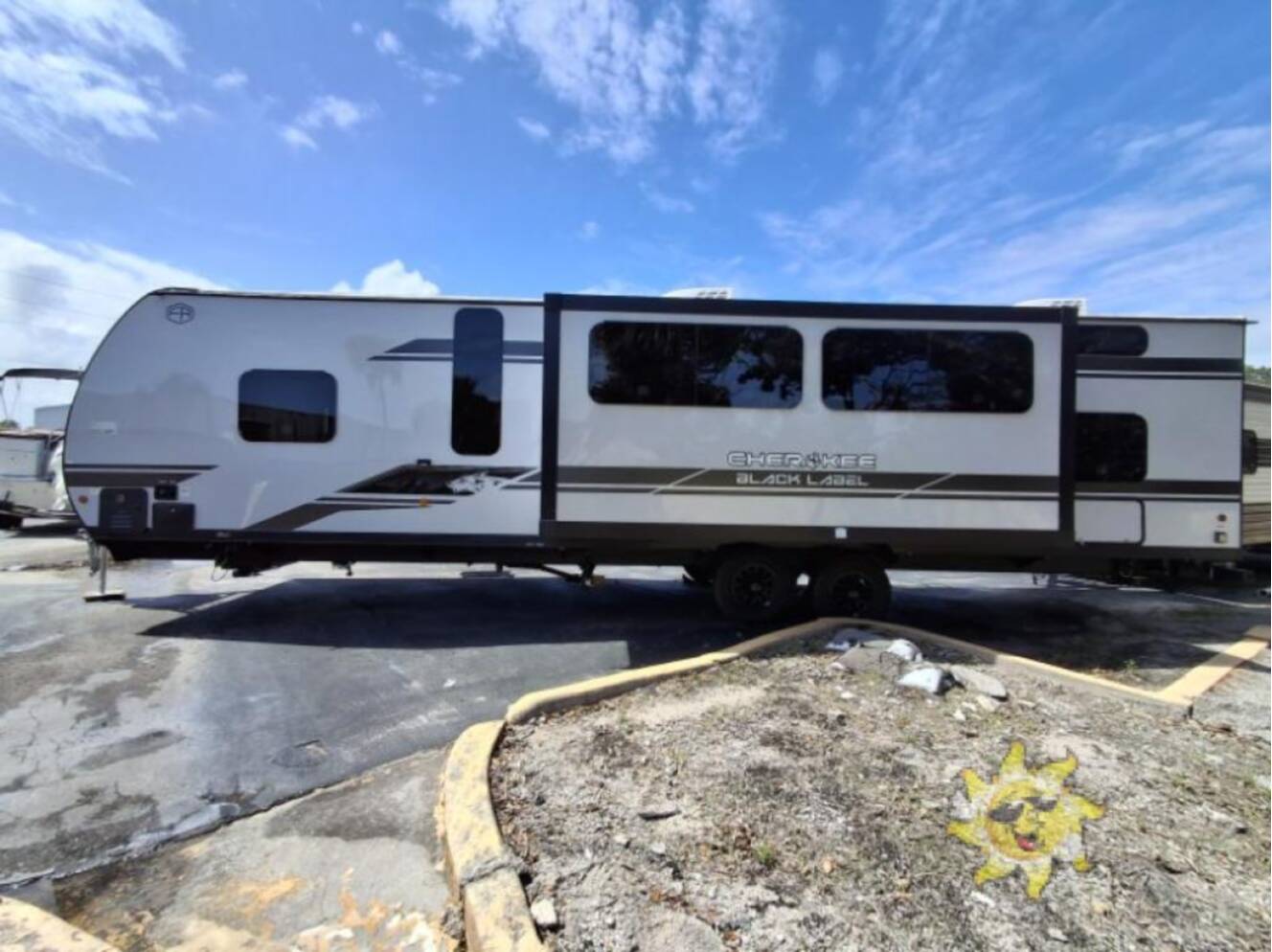 A photo of this 2026 Forest River Rv Cherokee Grey Wolf Black Label 29TEBL