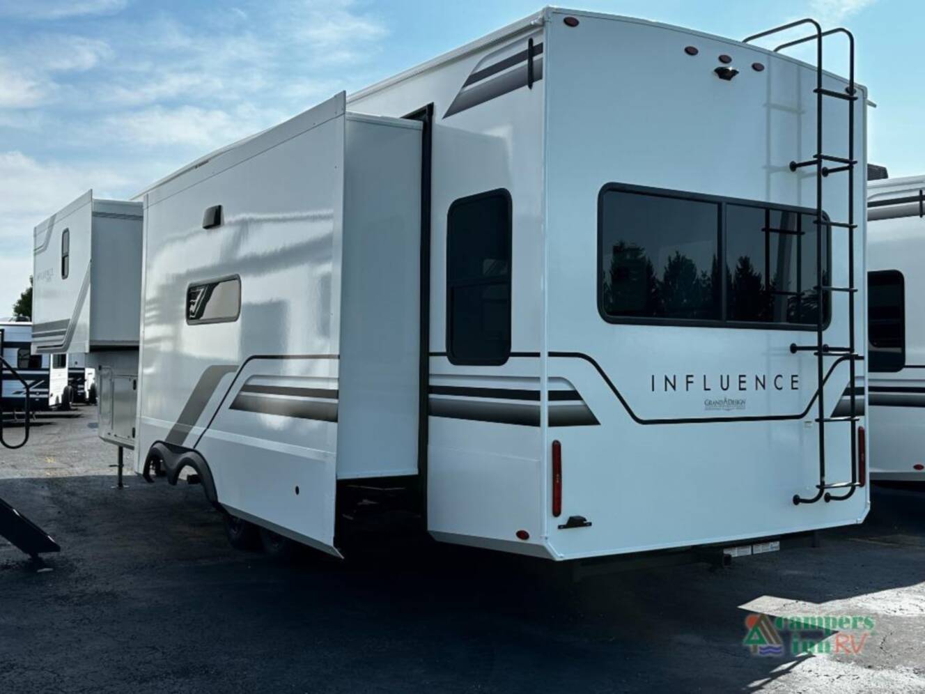 A photo of this 2026 Grand Design Influence 3503GK