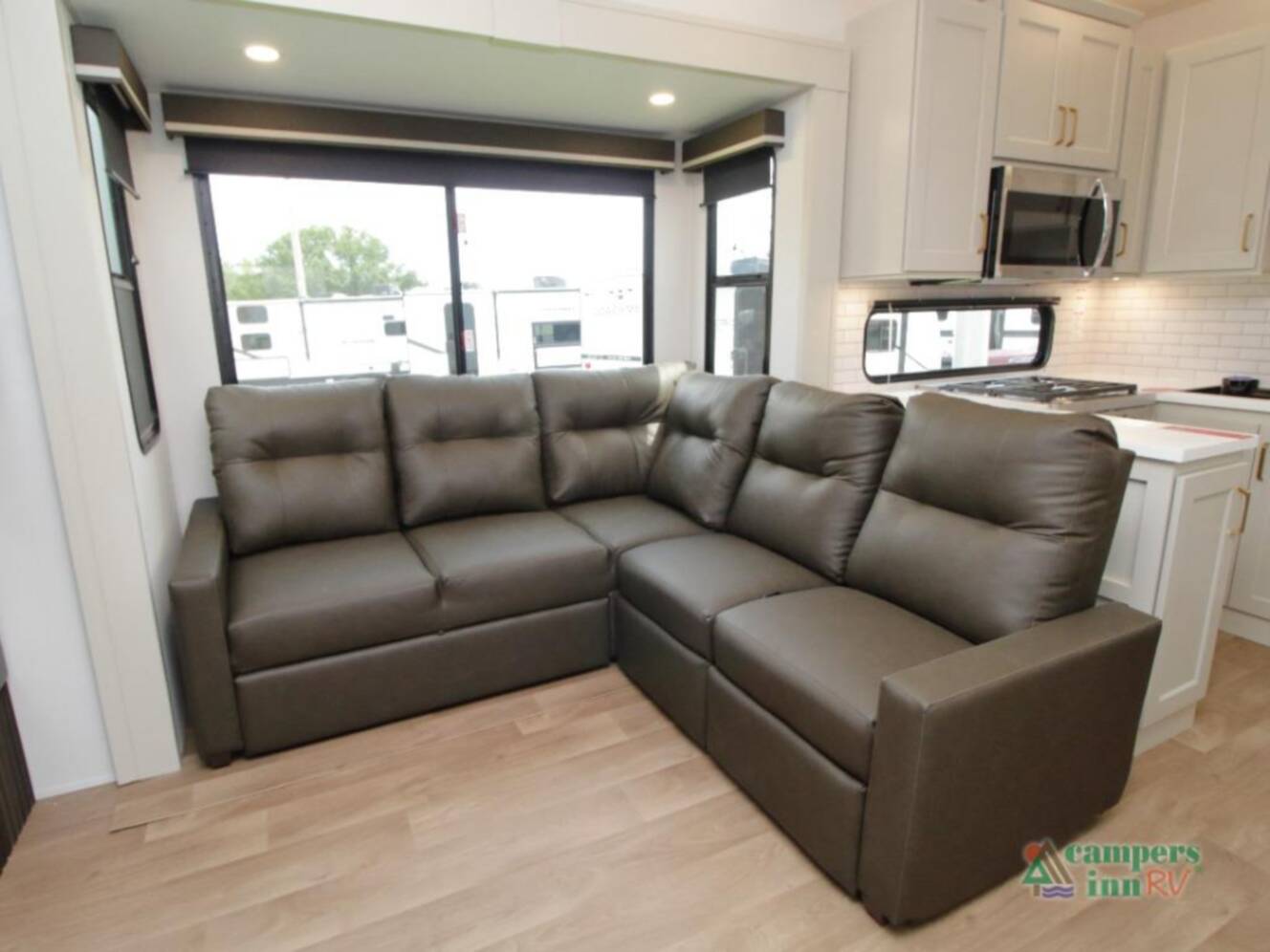 A photo of this 2026 Grand Design Influence 3804DS