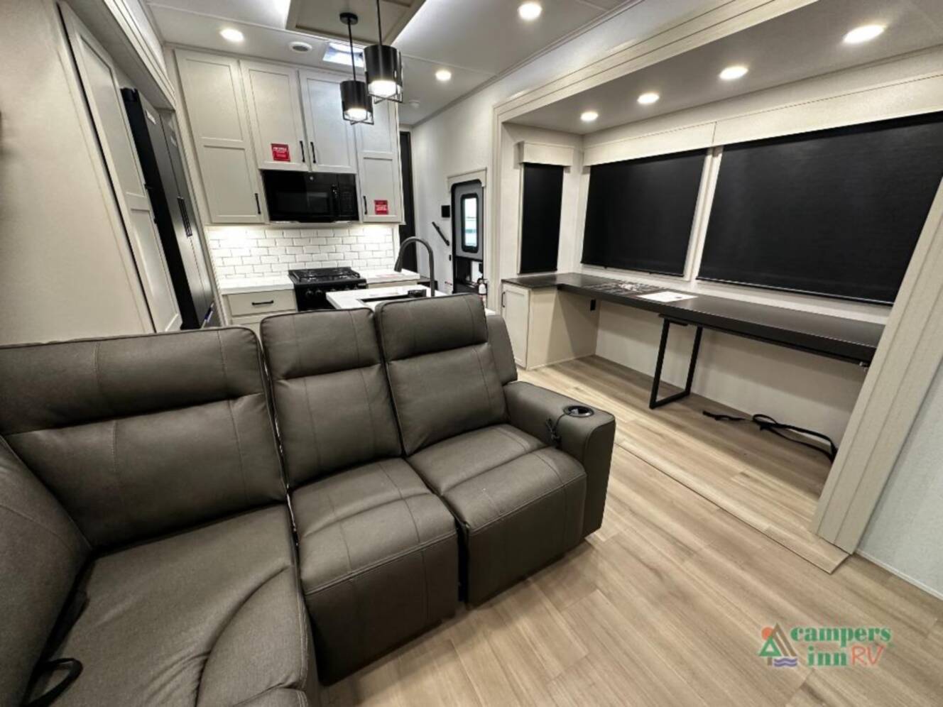 A photo of this 2026 Grand Design Momentum M-Class 399M