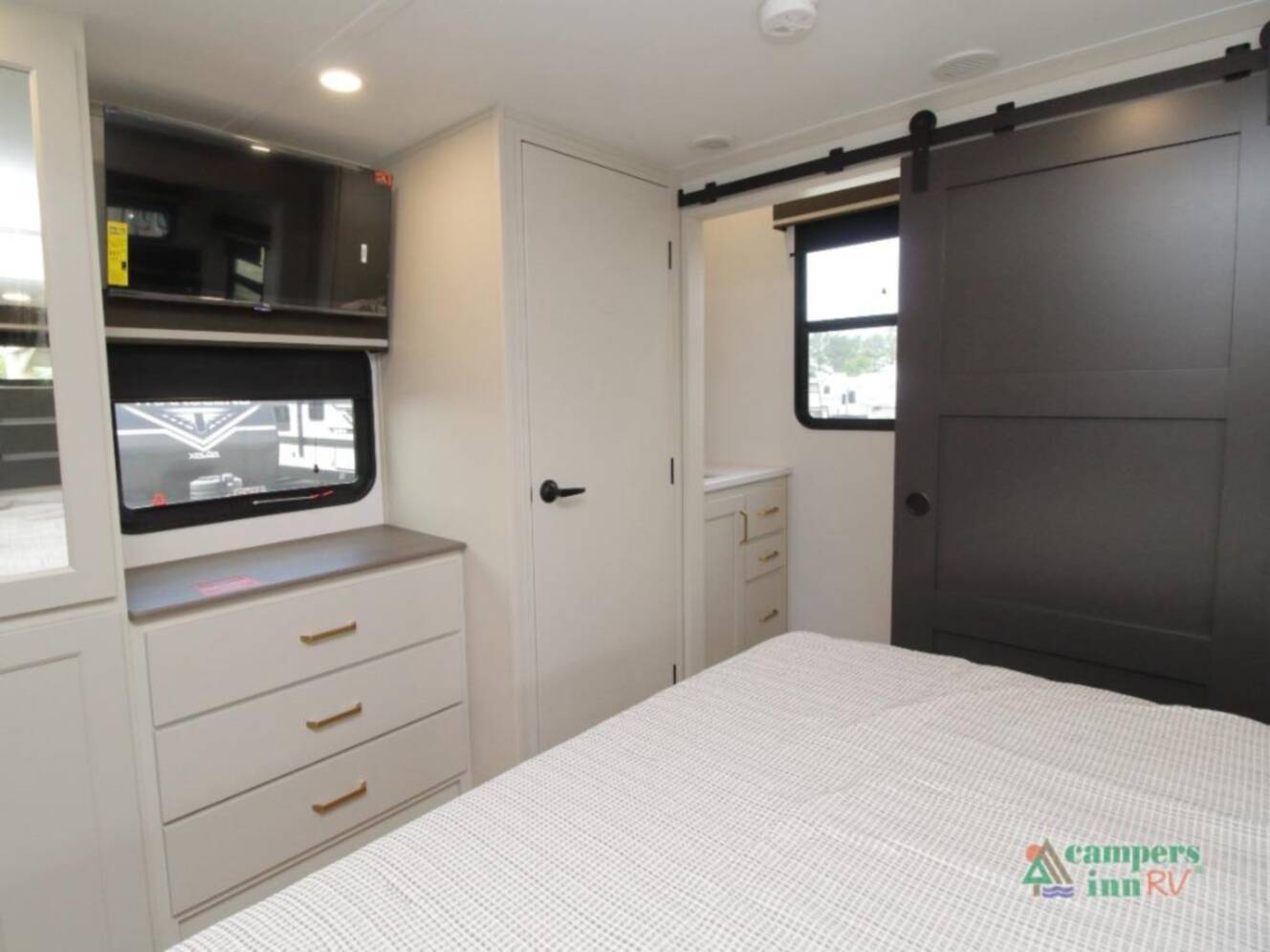 A photo of this 2026 Grand Design Influence 3804DS