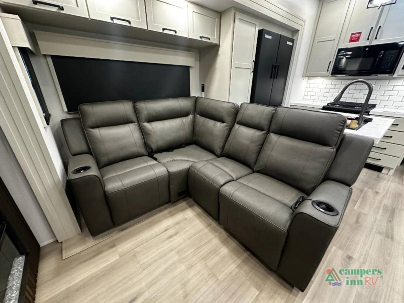 A photo of this 2026 Grand Design Momentum M-Class 399M