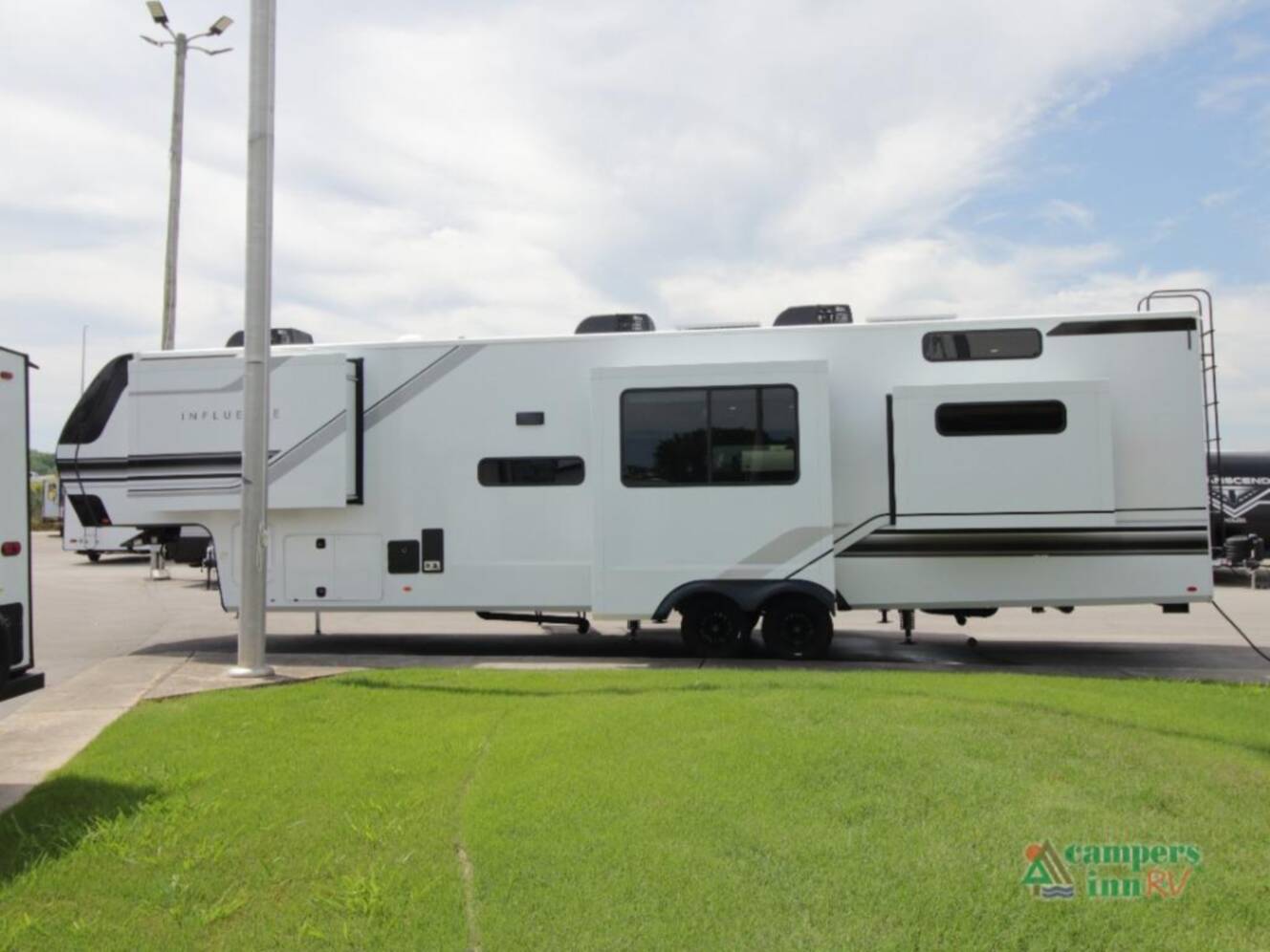 A photo of this 2026 Grand Design Influence 3804DS