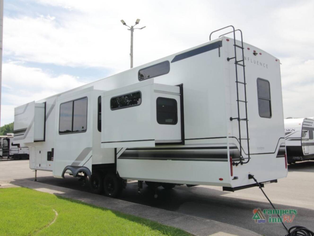 A photo of this 2026 Grand Design Influence 3804DS