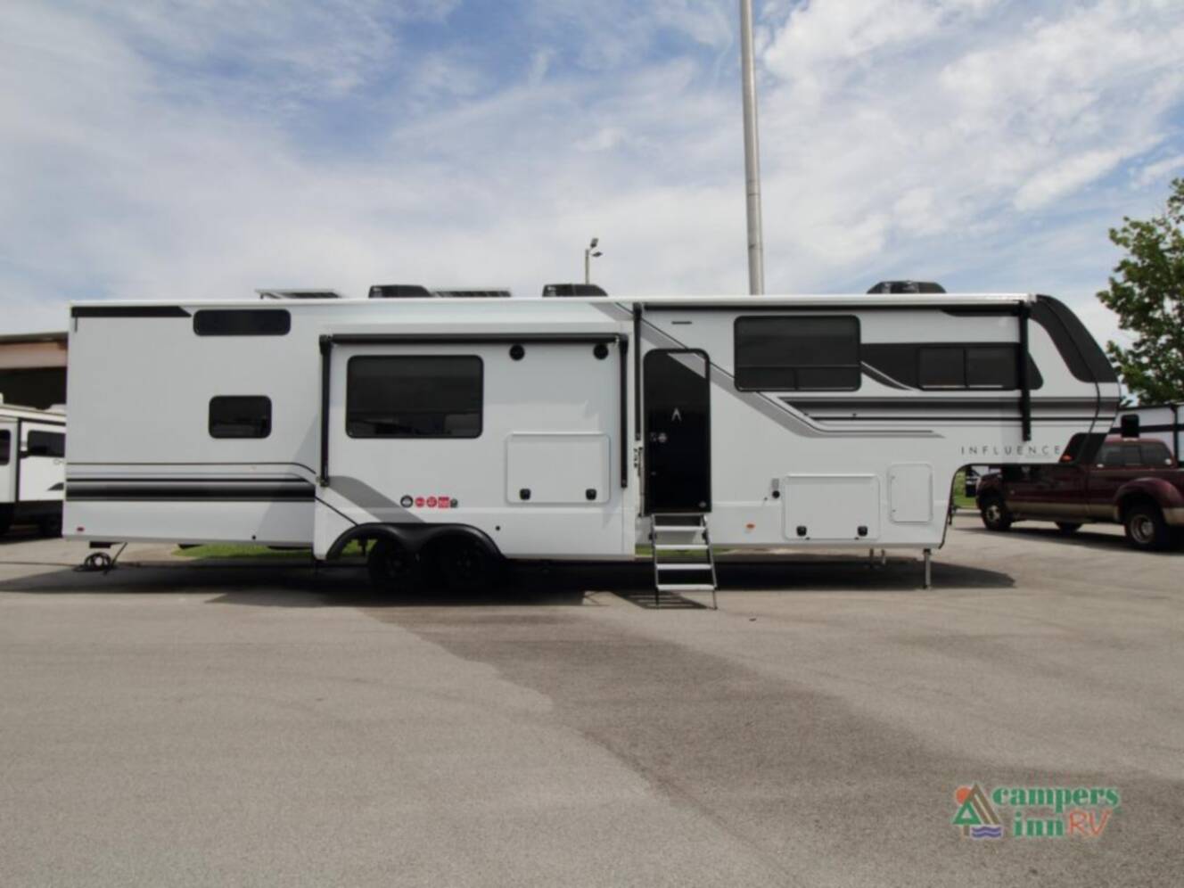 A photo of this 2026 Grand Design Influence 3804DS