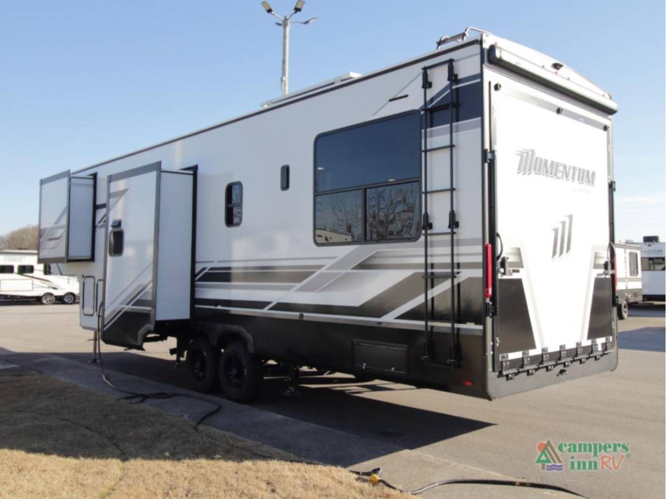 A photo of this 2026 Grand Design Momentum G-Class 320G