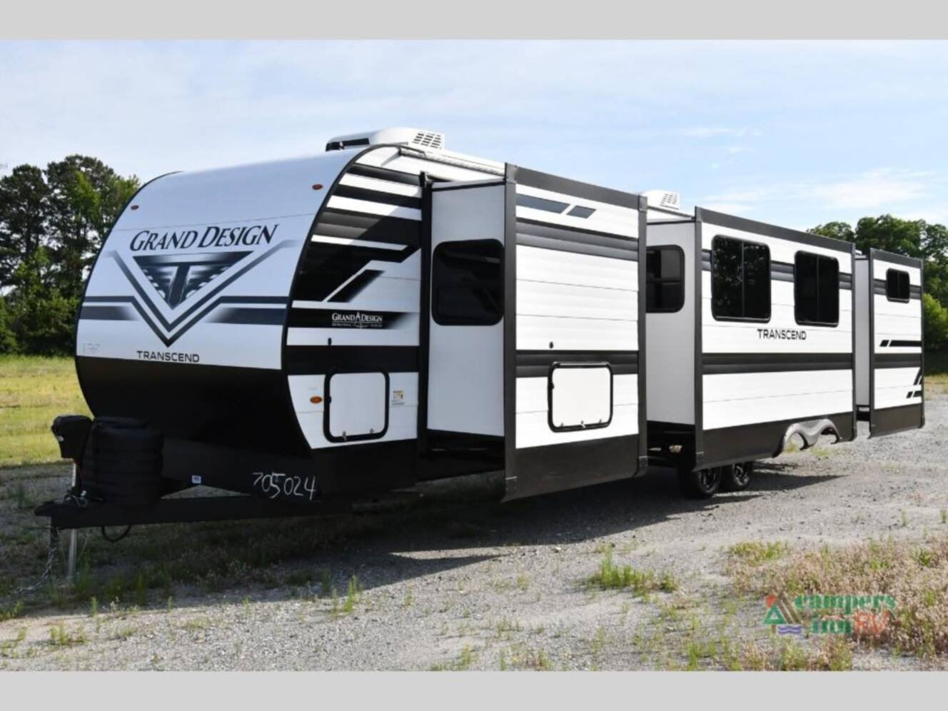 A photo of this 2026 Grand Design Transcend Xplor 335BHT