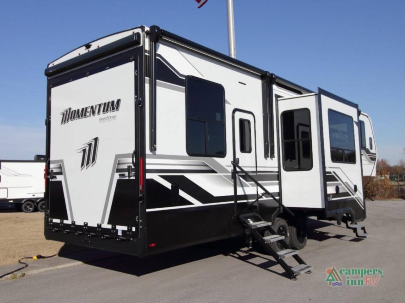 A photo of this 2026 Grand Design Momentum G-Class 320G