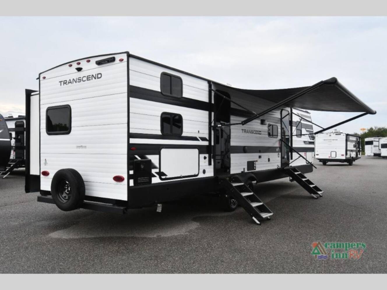 A photo of this 2026 Grand Design Transcend Xplor 325BHT