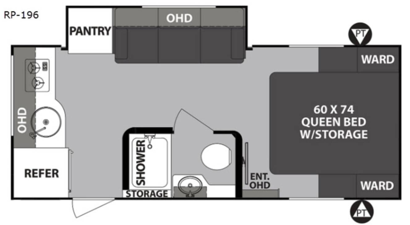 A photo of this 2020 Forest River Rv R Pod 196