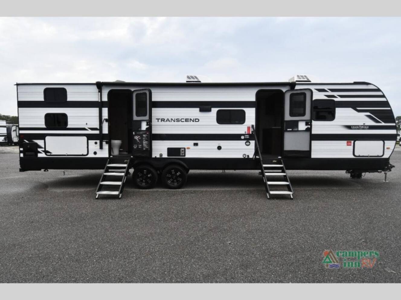 A photo of this 2026 Grand Design Transcend Xplor 325BHT