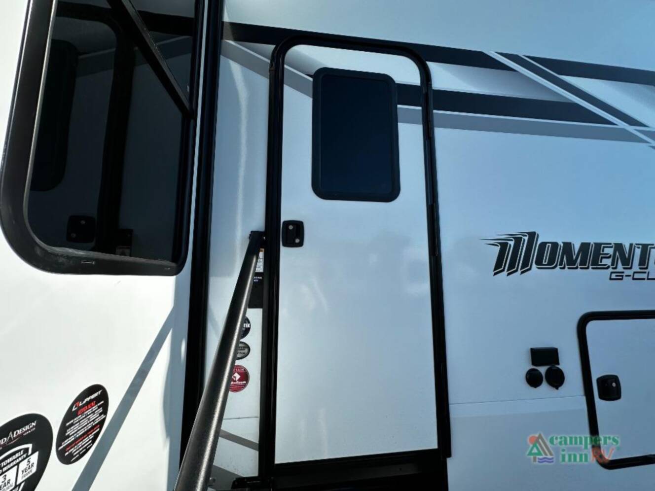 A photo of this 2026 Grand Design Momentum G-Class 320G