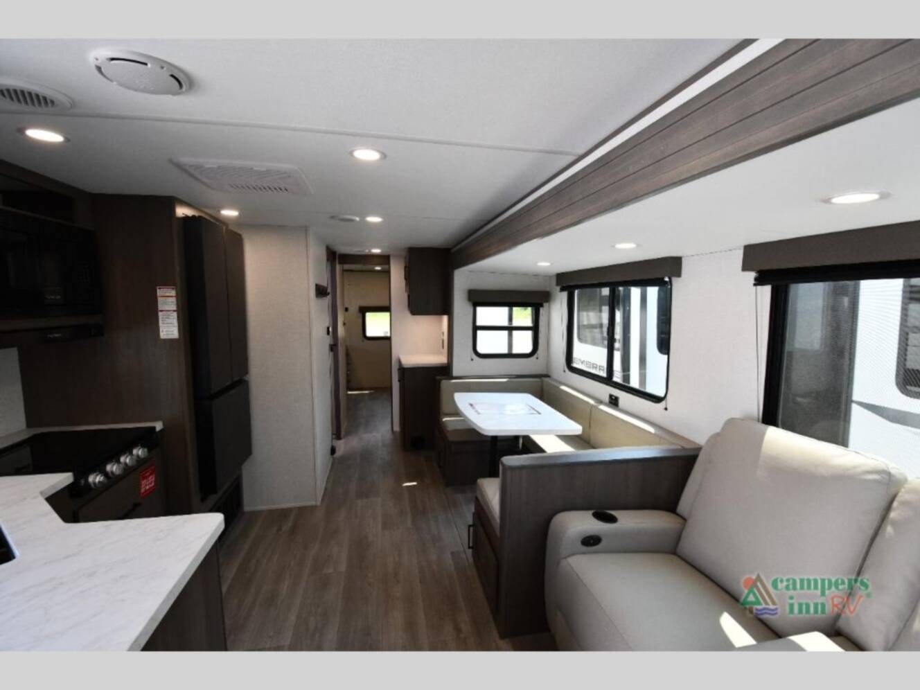 A photo of this 2026 Grand Design Transcend Xplor 325BHT