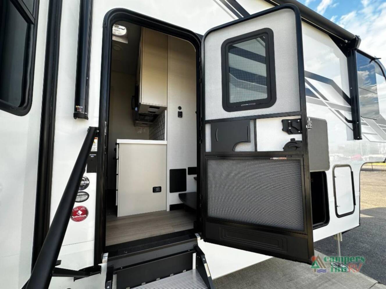 A photo of this 2026 Grand Design Momentum M-Class 399M