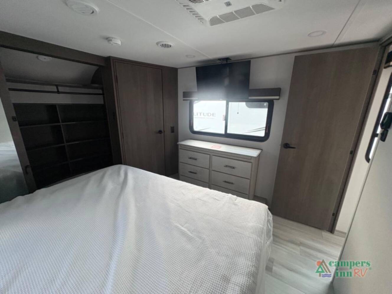 A photo of this 2025 Grand Design Influence 3203GK
