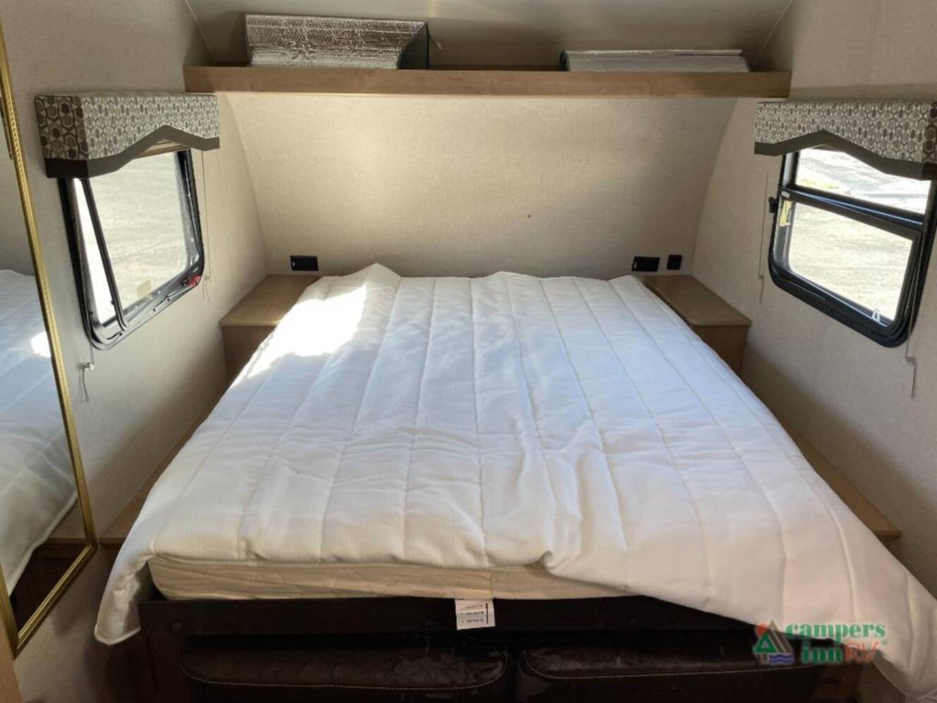 A photo of this 2020 Winnebago Industries Towables Minnie Drop 210RBS
