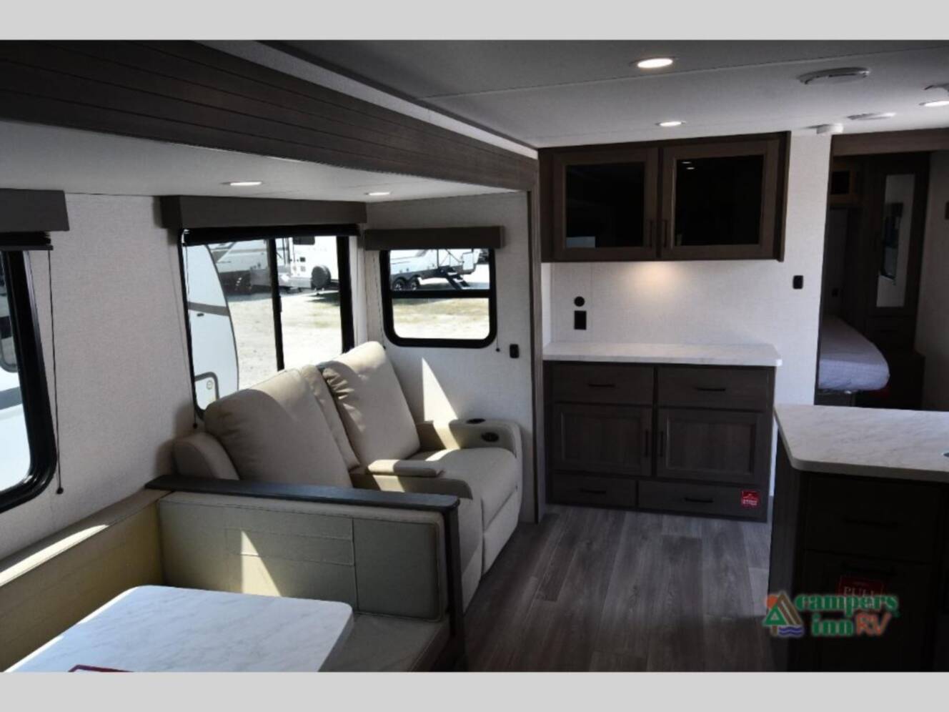 A photo of this 2026 Grand Design Transcend Xplor 325BHT