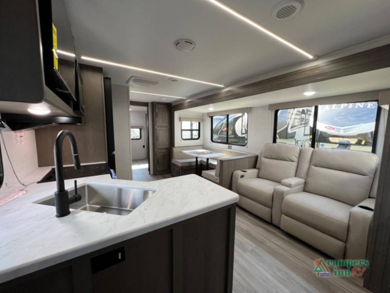 A photo of this 2026 Grand Design Transcend Xplor 335BHT