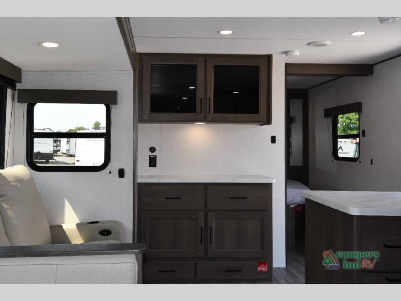A photo of this 2026 Grand Design Transcend Xplor 325BHT