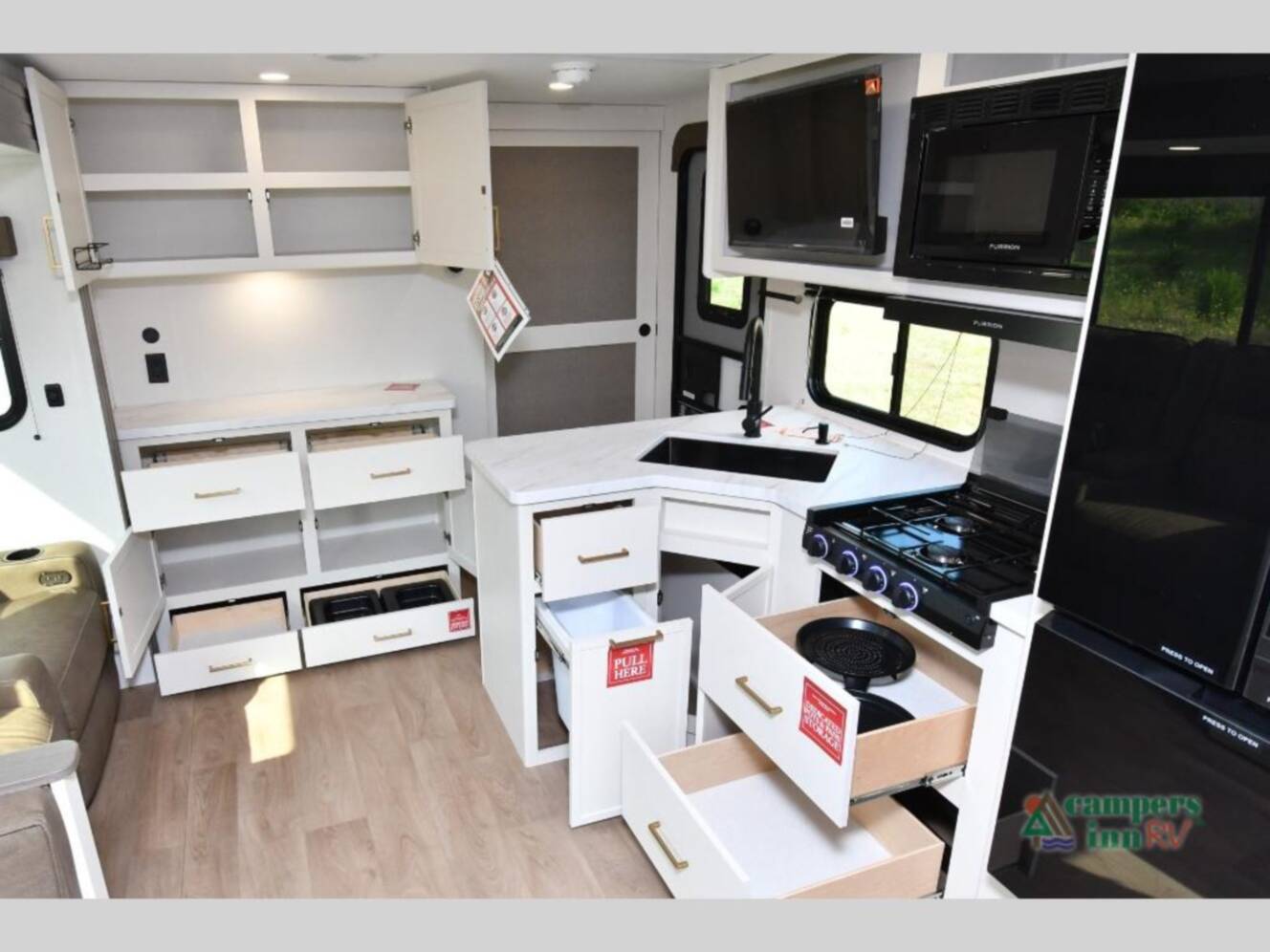 A photo of this 2026 Grand Design Transcend Xplor 335BHT