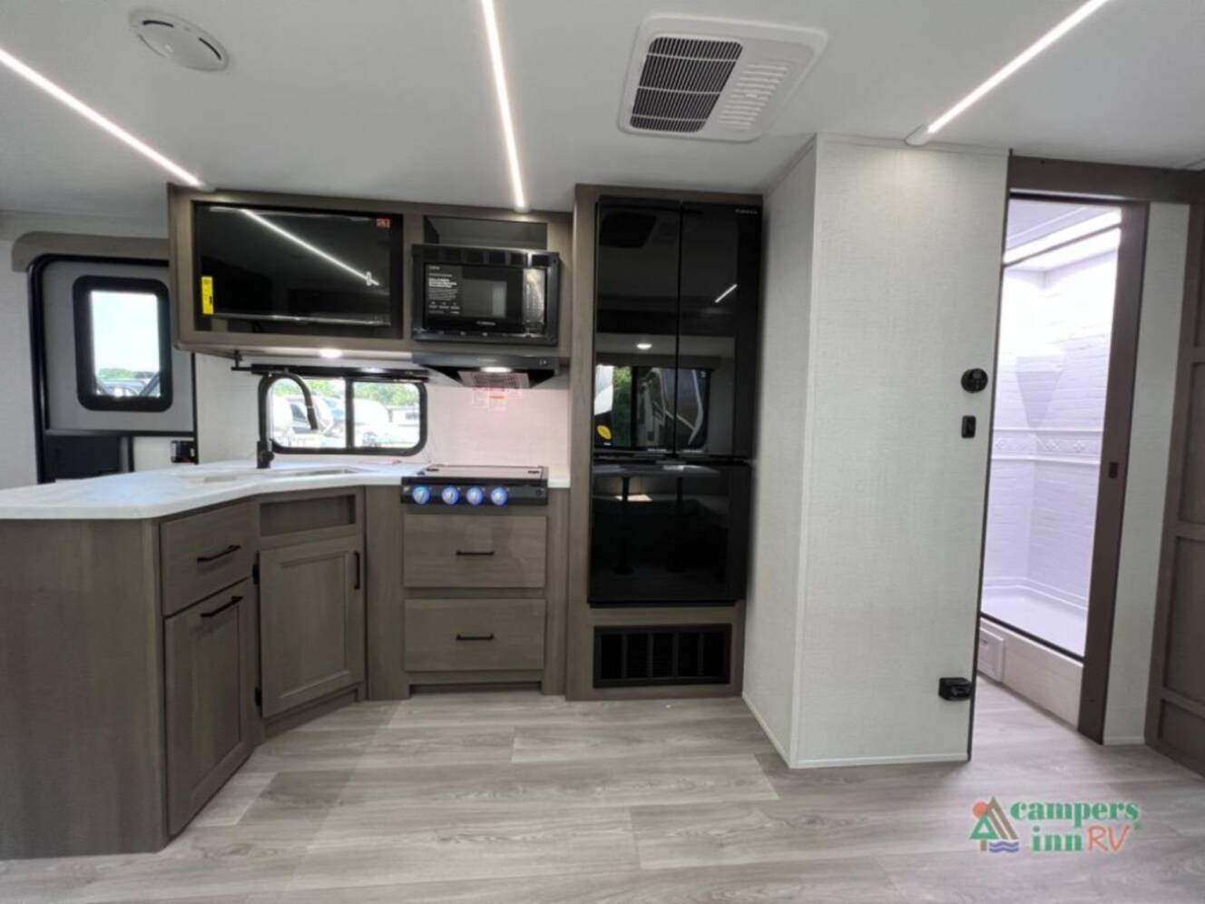 A photo of this 2026 Grand Design Transcend Xplor 335BHT