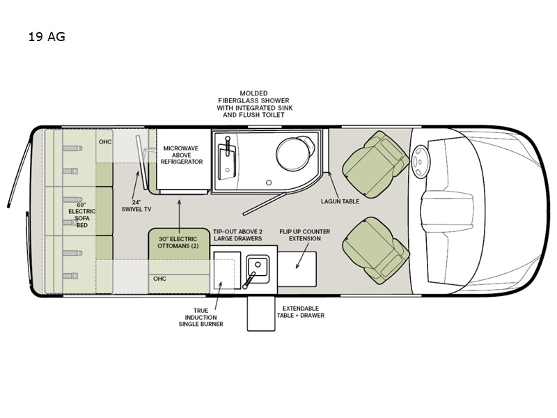 2026 Tiffin Motorhomes GT1 19 AG in seffner FL