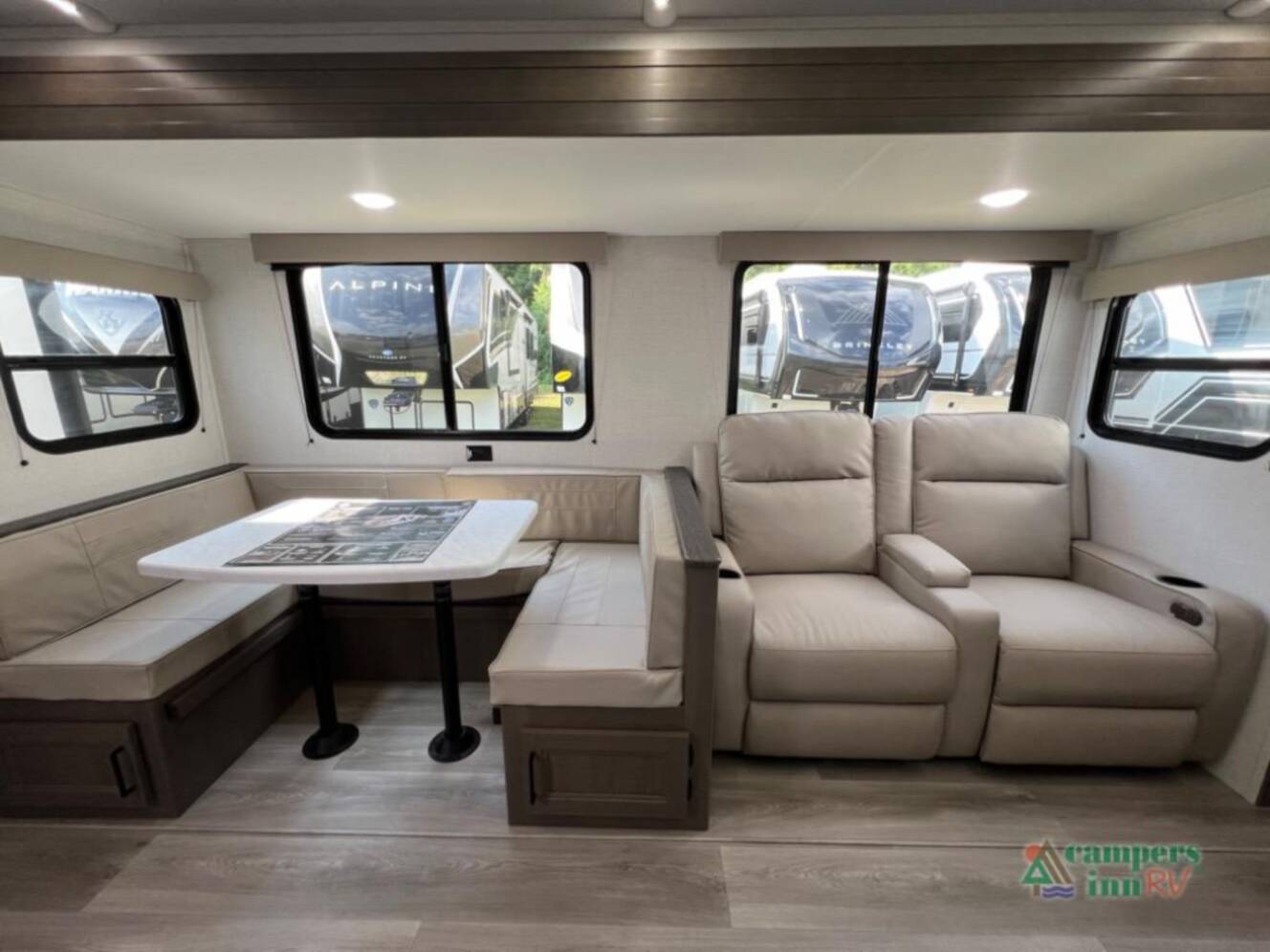 A photo of this 2026 Grand Design Transcend Xplor 335BHT