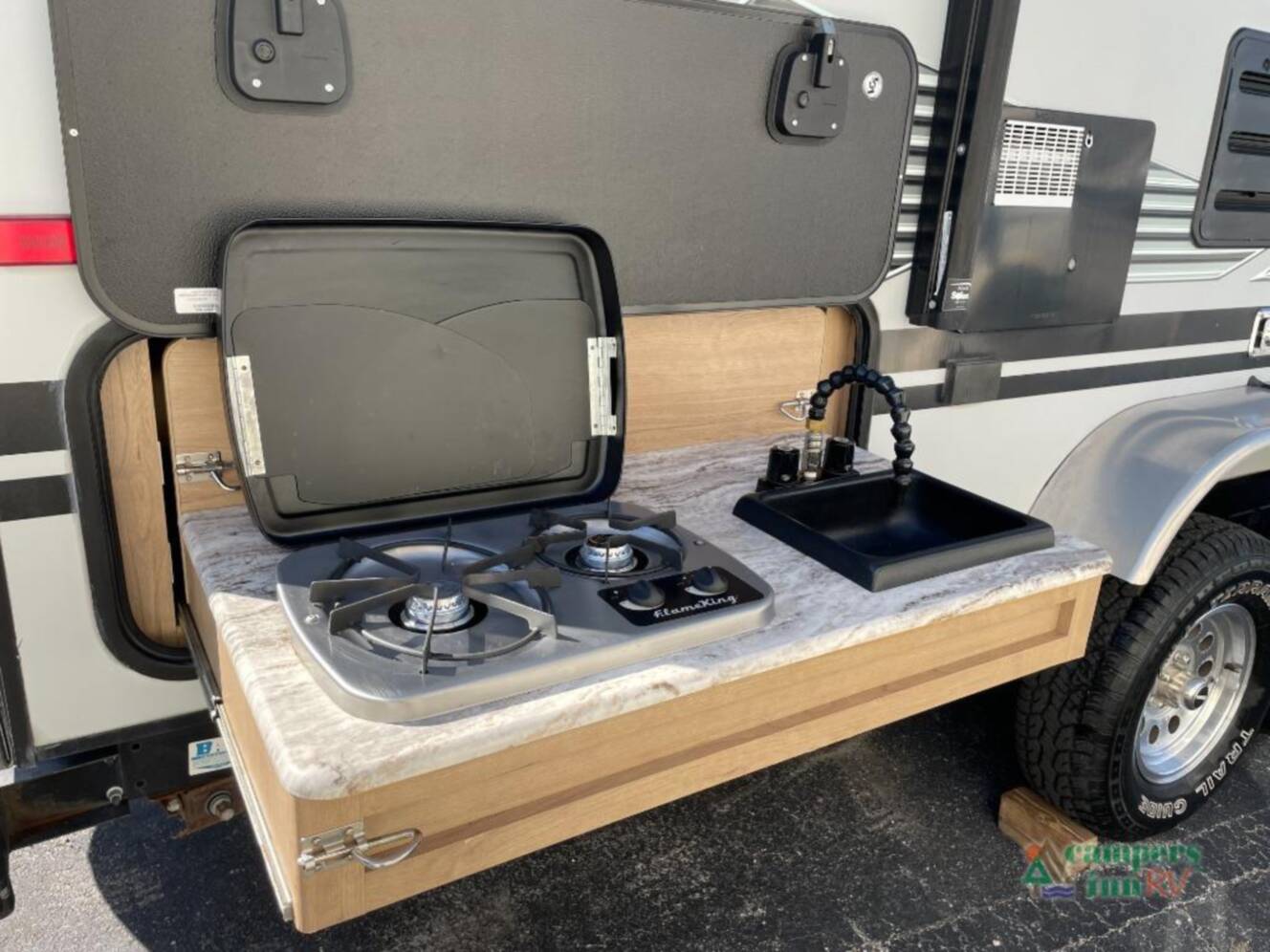 A photo of this 2020 Winnebago Industries Towables Minnie Drop 210RBS