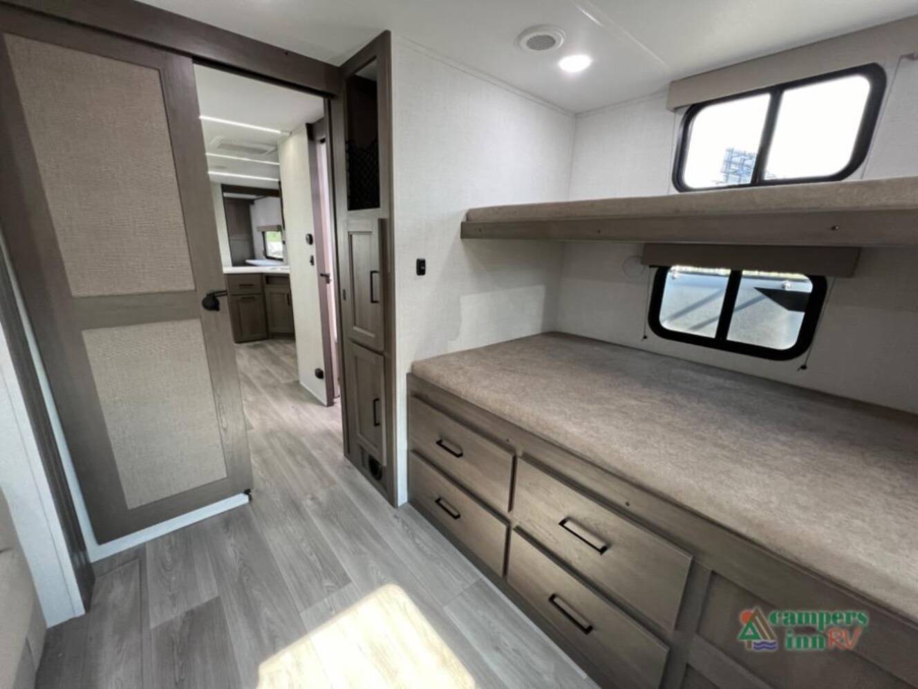 A photo of this 2026 Grand Design Transcend Xplor 335BHT