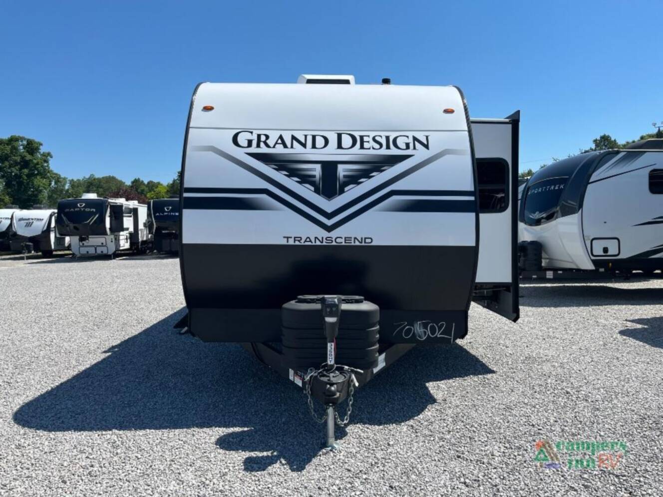 A photo of this 2026 Grand Design Transcend Xplor 335BHT