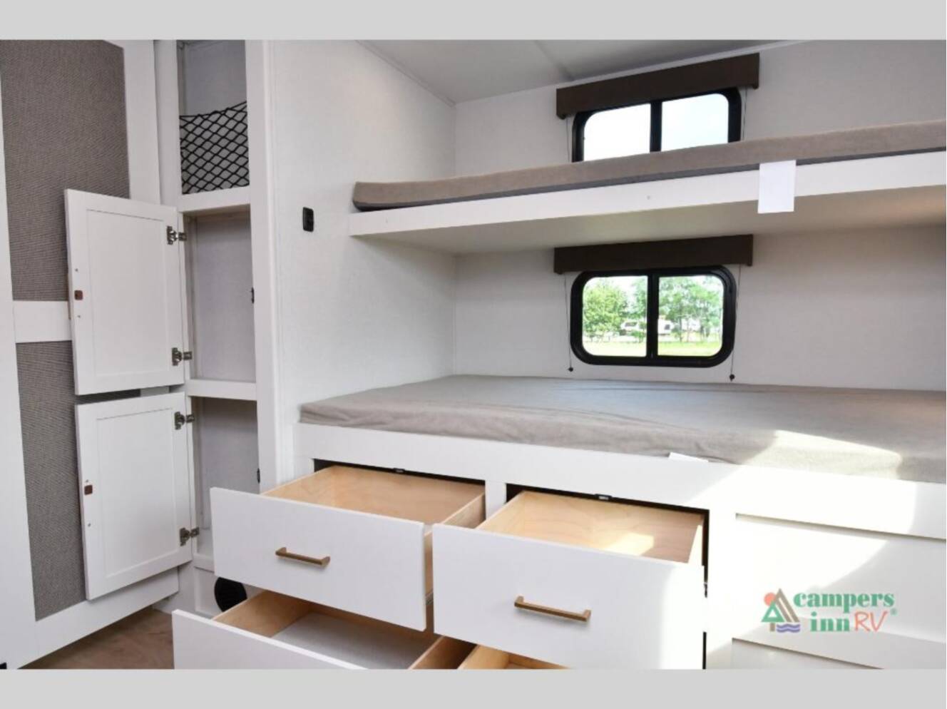 A photo of this 2026 Grand Design Transcend Xplor 335BHT