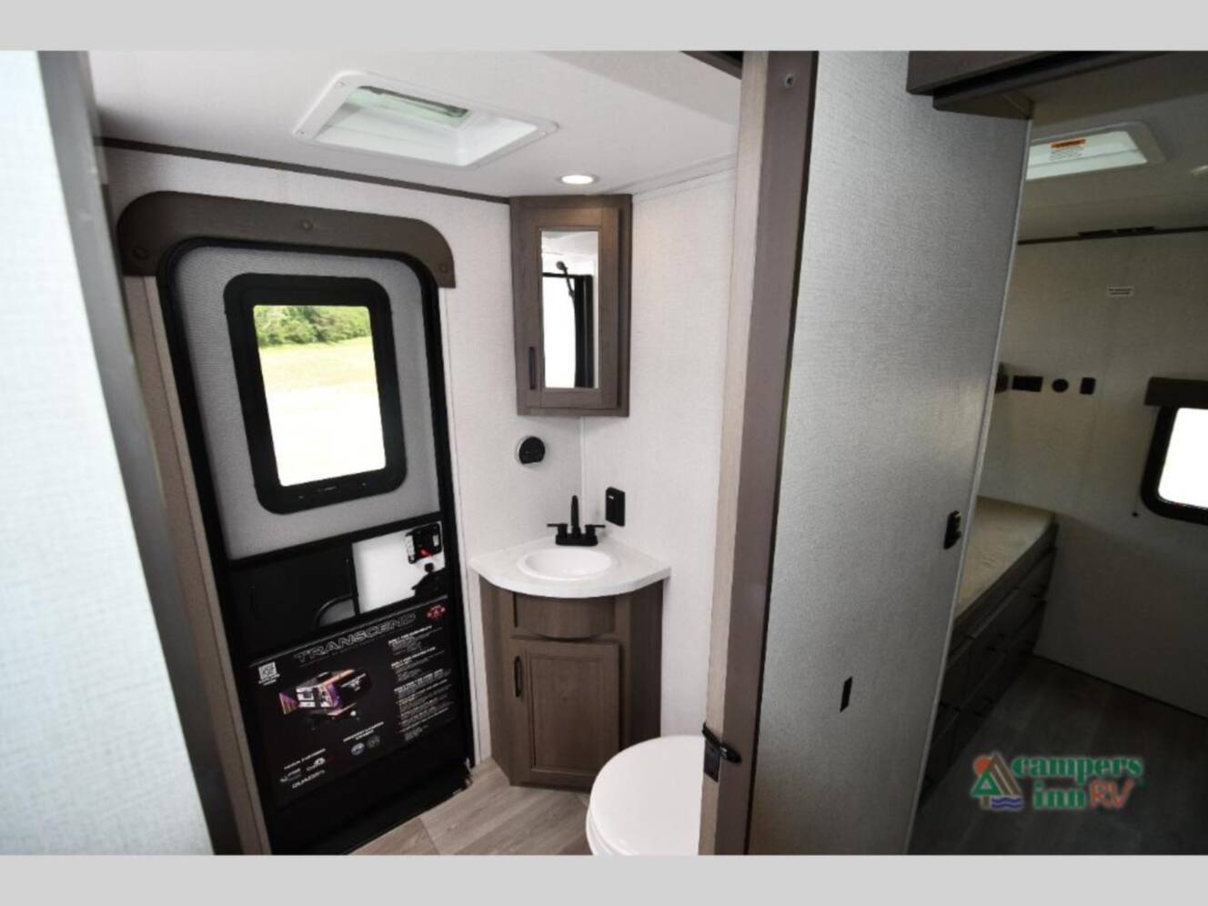 A photo of this 2026 Grand Design Transcend Xplor 325BHT