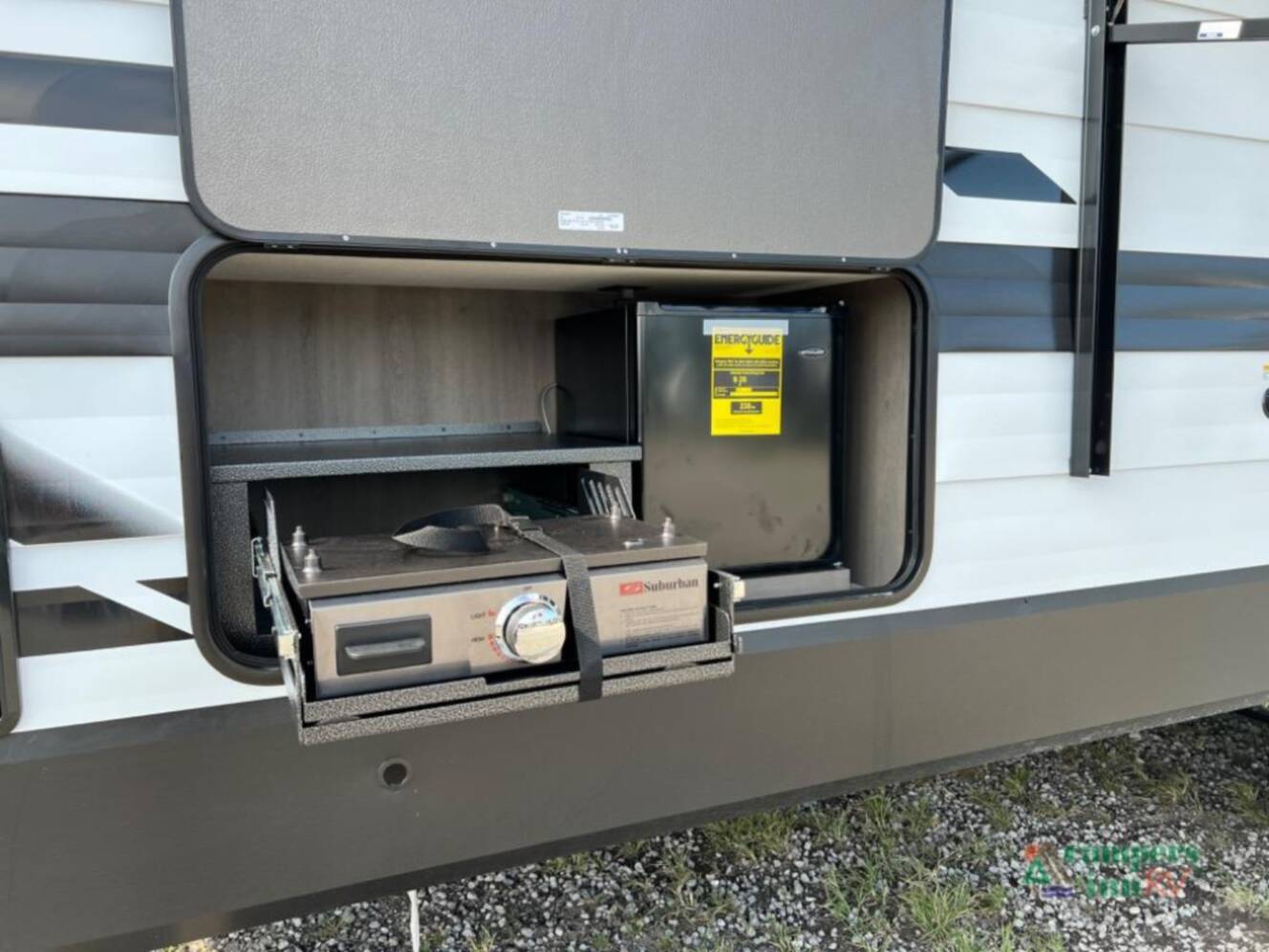 A photo of this 2026 Grand Design Transcend Xplor 335BHT