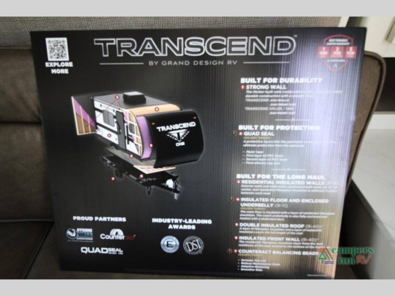 A photo of this 2027 Grand Design Transcend One 151RB
