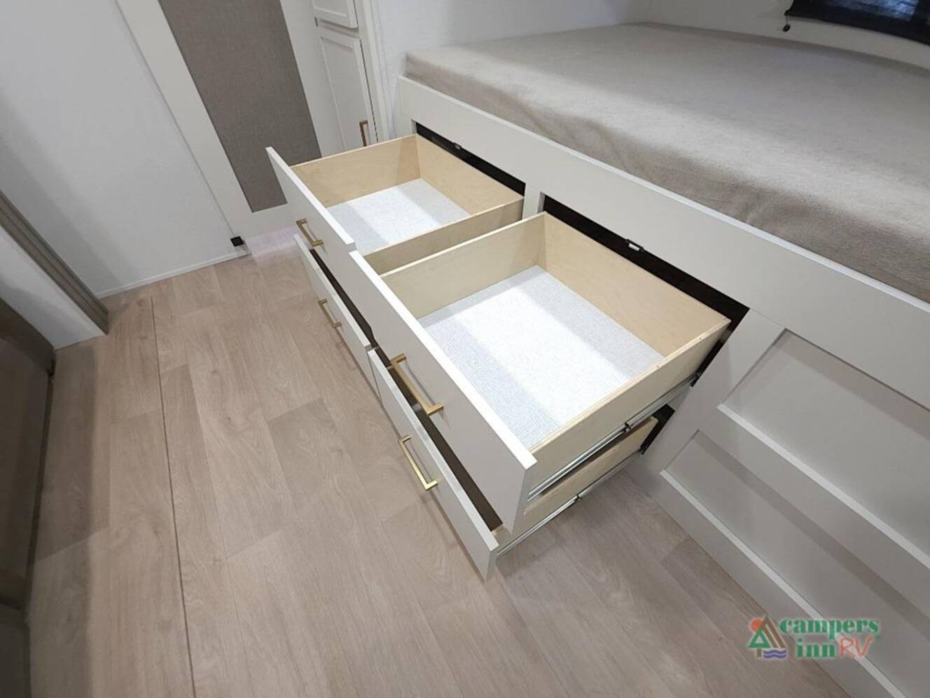 A photo of this 2026 Grand Design Transcend Xplor 335BHT