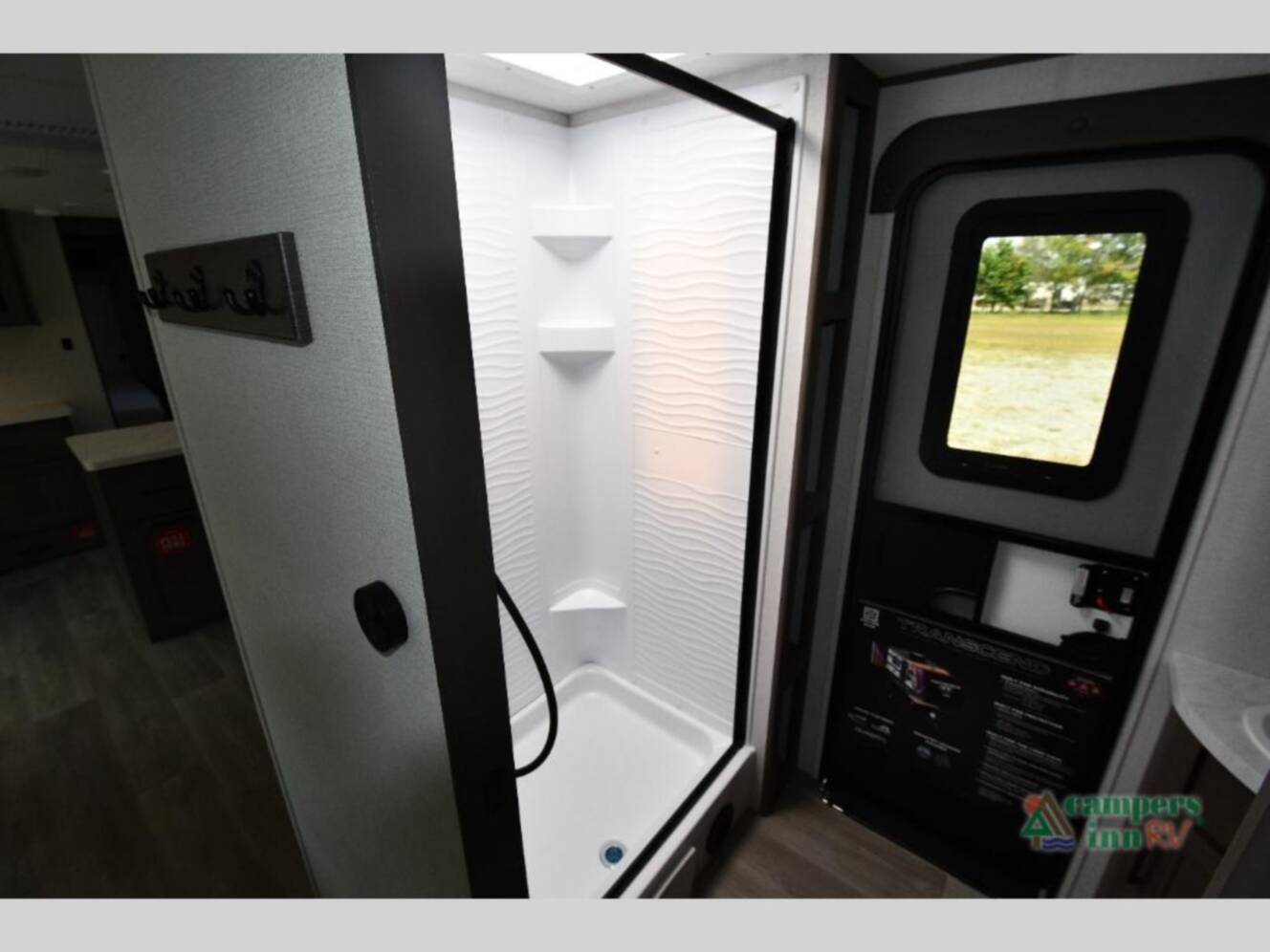 A photo of this 2026 Grand Design Transcend Xplor 325BHT