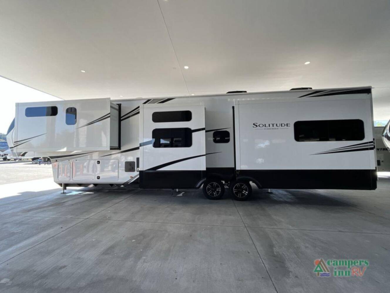 A photo of this 2026 Grand Design Solitude 388MBS