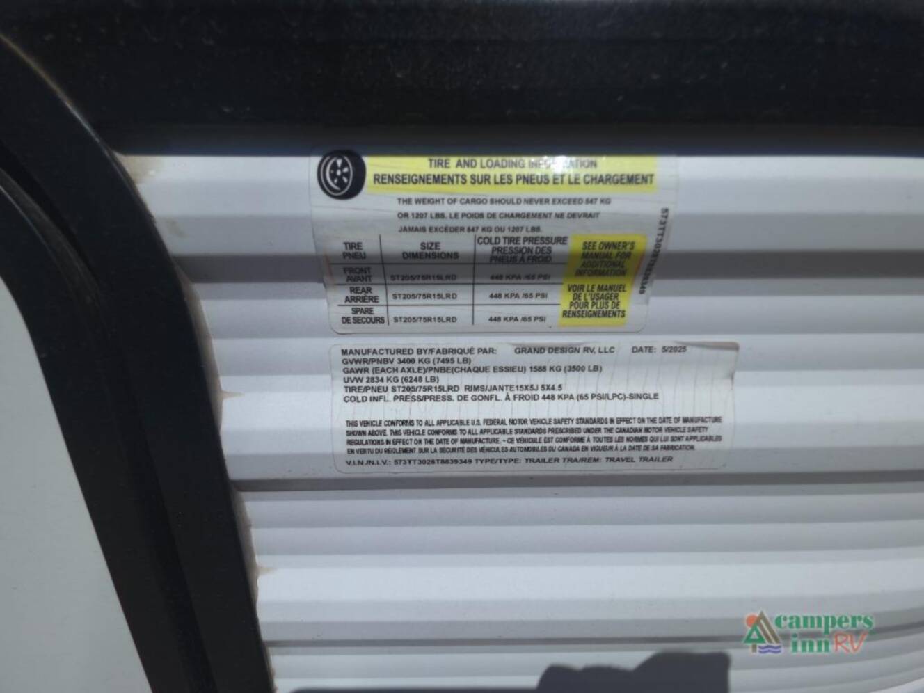 A photo of this 2026 Grand Design Transcend Xplor 25MLX