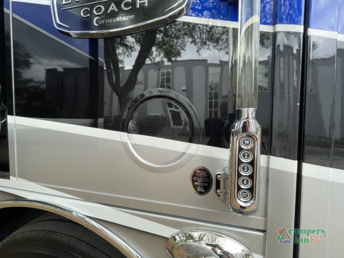 A photo of this 2024 Entegra Coach Cornerstone 45D